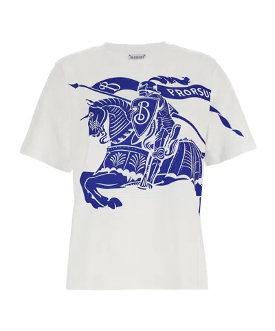 BURBERRY BURBERRY LOGO PRINTED CREWNECK T-SHIRT