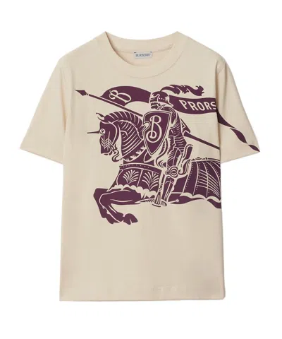 BURBERRY BURBERRY LOGO PRINTED CREWNECK T-SHIRT