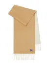 Burberry Embroidered Knight Reversible Cashmere Scarf