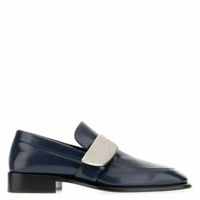 Burberry Equestrian Knight Shield Loafers In Multi