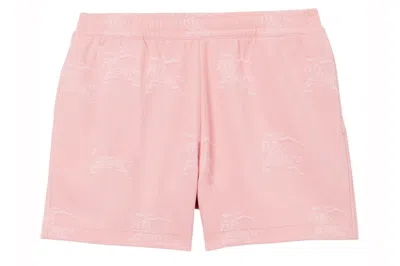 Pre-owned Burberry Equestrian Knight Shorts Pink