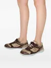 Burberry Equestrian Knight Sneakers In Brown