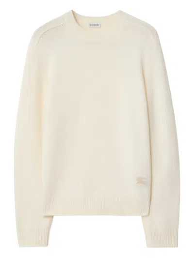 Burberry Equestrian Knight Sweater In Neutral