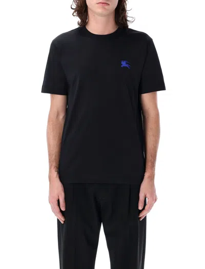 Burberry Equestrian Knight T-shirt In Black
