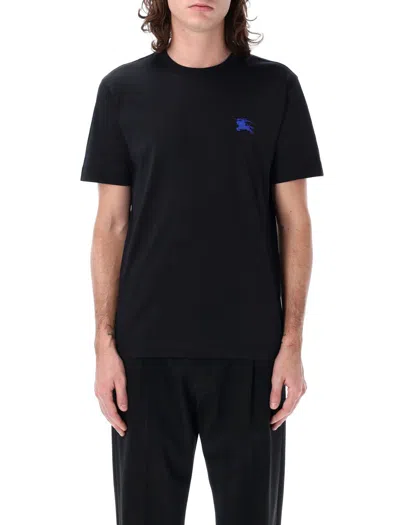 Burberry Equestrian Knight T-shirt In Black