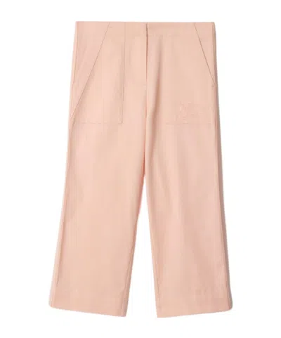 Burberry Equestrian Knight Trousers In Nude