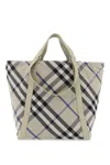 BURBERRY BURBERRY ERED CHECKERED TOTE