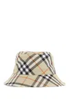 Burberry Ered\n\ncheckered Bucket Hat In Neutrals