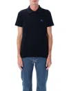 Burberry Black Cotton Clothing T-shirts And Polos In Black
