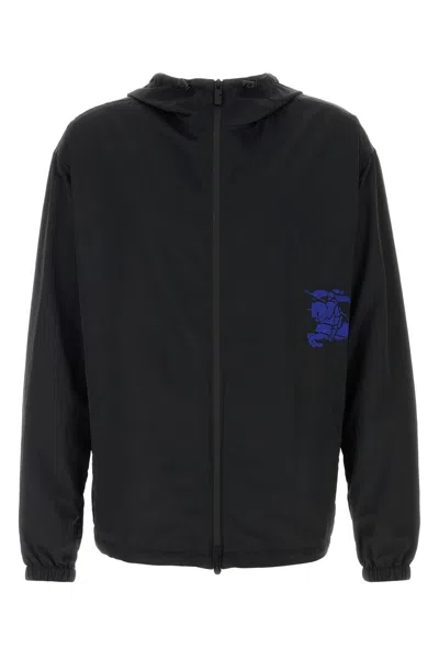 BURBERRY BURBERRY BLACK NYLON JACKET
