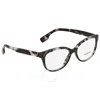 Burberry Esme Demo Cat Eye Ladies Eyeglasses Be2357 3983 52 In Brown