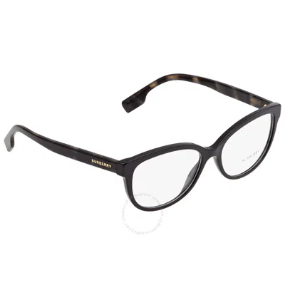 Burberry Esme Demo Square Ladies Eyeglasses Be2357 3980 54 In Black