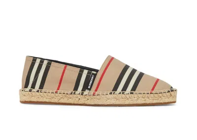 Pre-owned Burberry Espadrillas Archive (women's) Sneakers In Beige