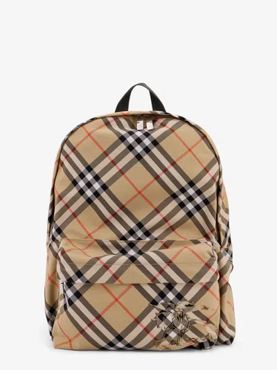 BURBERRY ESSENTIAL BACKPACK WITH CHECK PATTERN