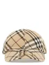 Burberry Essential Check Cap In Neutral