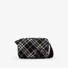 Burberry Ekd-appliqué Checked Crossbody Bag