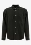 Burberry Button-up Cotton Jacket With Classic Collar