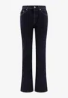 Burberry Logo Patch Flared-leg Jeans