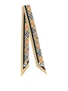 Burberry Rectangular Check Pattern Mens Scarf Accessory In Sand