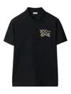 Burberry Evan Ekd Check Cotton Polo Shirt Clothing