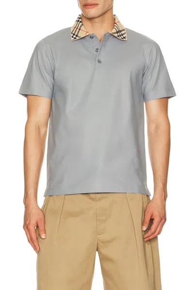Burberry Evan Polo In Gray