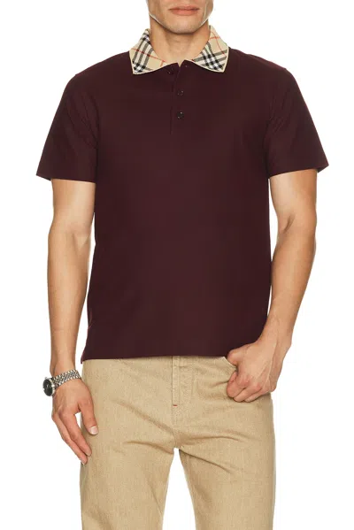 Burberry Evan Polo In Brown
