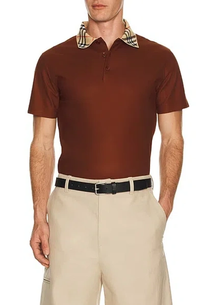 Burberry Evan Polo In Brown