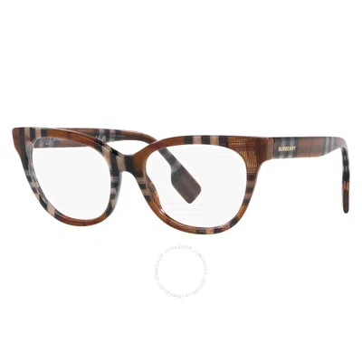 Burberry Evelyn Demo Cat Eye Ladies Eyeglasses Be2375 3966 53