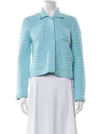 Pre-owned Burberry Evening Jacket In Blue