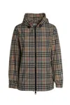 Burberry Everton Rain Jacket In Archive Beige Ip Chk