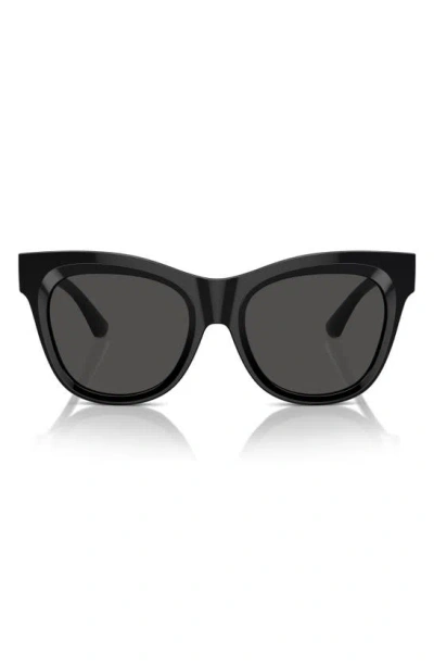 Burberry Evolution 54mm Cat Eye Sunglasses In Black