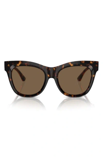 Burberry Evolution 54mm Cat Eye Sunglasses In Brown