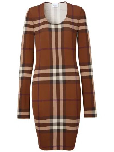 Burberry Pieper Dress In Brown