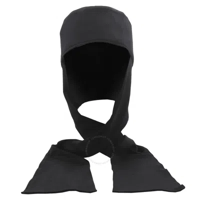 Burberry Exaggerated Panel Trapper Hat In Black