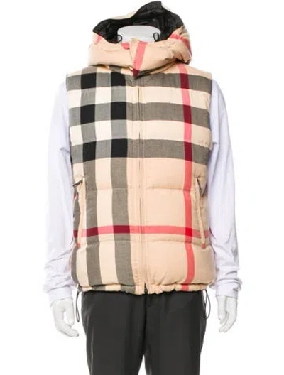 Pre-owned Burberry Exploded Check Pattern Parka In Black