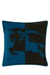 Burberry Unisex Two-tone Wool Pillow In Multicoloured