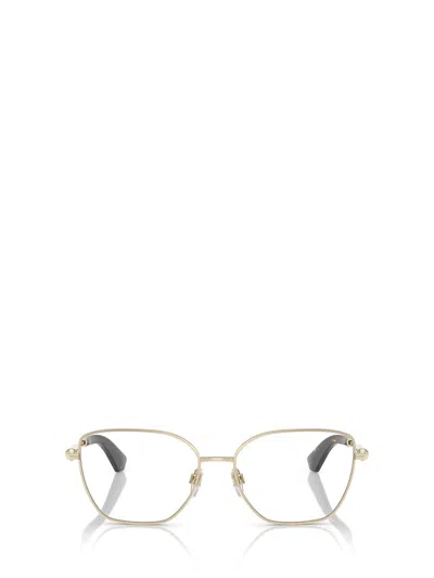 Burberry Eyeglasses In Gold