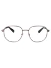 Burberry Eyewear Erin Check-trim Glasses In 1316 Dark Grey