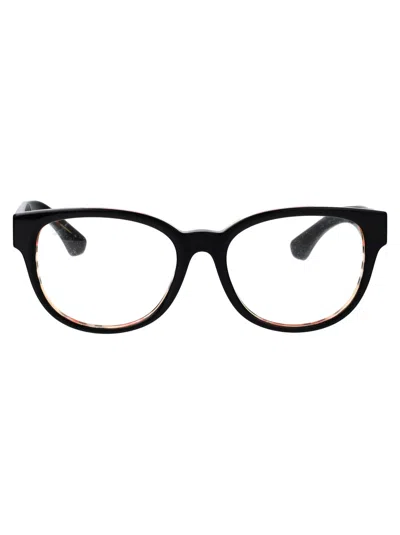 Burberry Eyewear 0be2410 Glasses In 4121 Top Black On Vintage Check