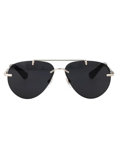 Burberry Eyewear 0be3151 Sunglasses In Silver