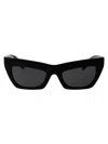 Burberry Eyewear Be4405 Black Sunglasses In Black