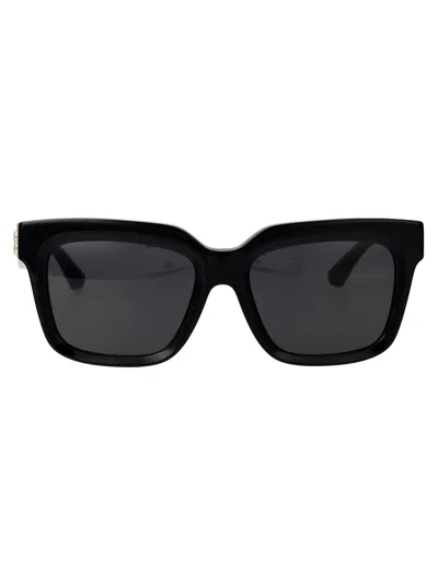 Burberry Eyewear Be4344 Black Sunglasses In Multi
