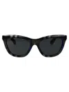Burberry Eyewear 0be4435 Sunglasses In Lichen Check