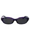 Burberry Eyewear 0be4447d Sunglasses In Check Violet