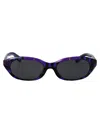Burberry Eyewear 0be4447d Sunglasses In Check Violet