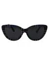 Burberry Eyewear 0be4457 Sunglasses In Black