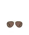 Burberry Eyewear Aviator-frame Sunglasses In Brown