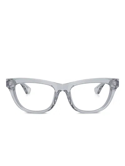 Burberry Eyewear Be 2406u Cat-eye Acetate Frames In Gray