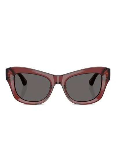 Burberry Eyewear Be 4442u Cat-eye Acetate Sunglasses In Multi