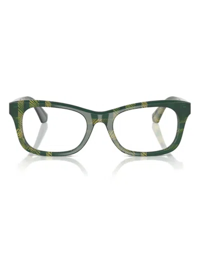 Burberry Eyewear Be2422 Check Green